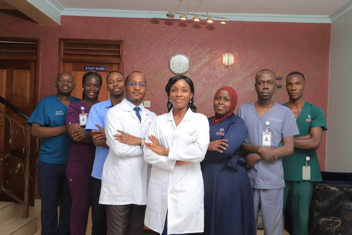 Staff at Donau Dental Center Naalya