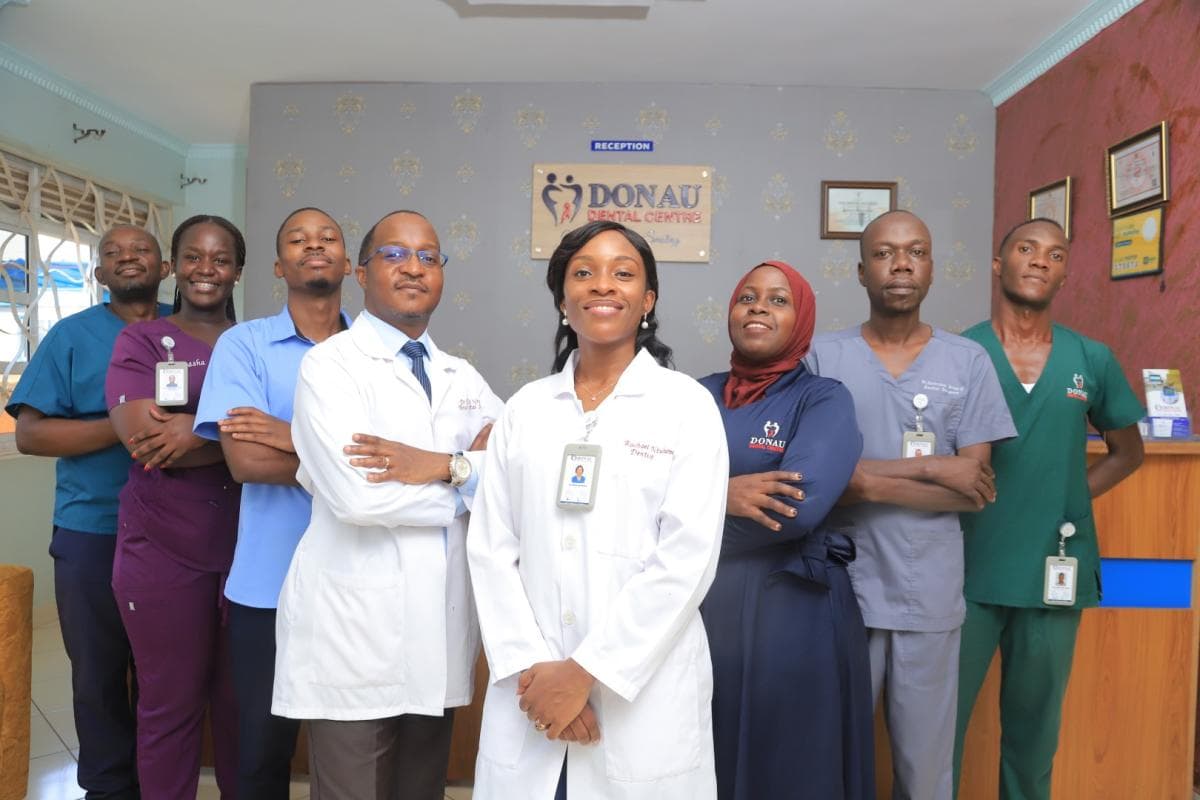 Staff at Donau Dental Center Naalya