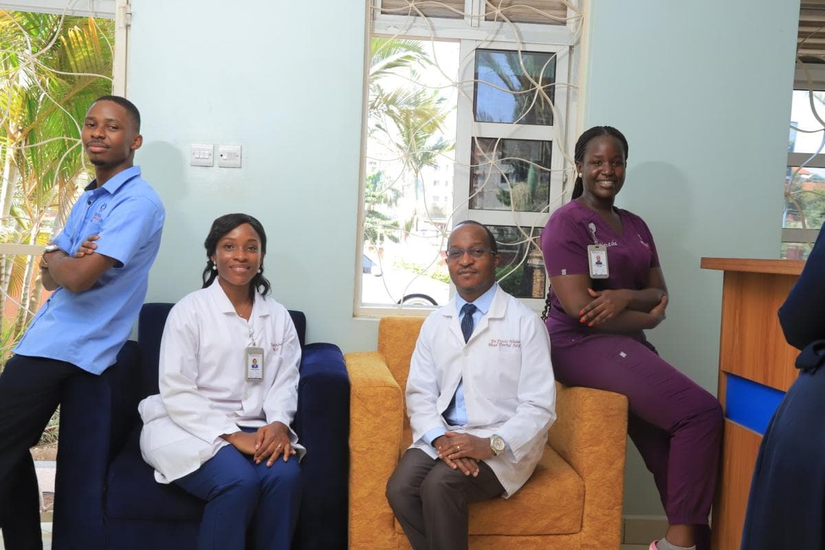 Staff at Donau Dental Center Naalya