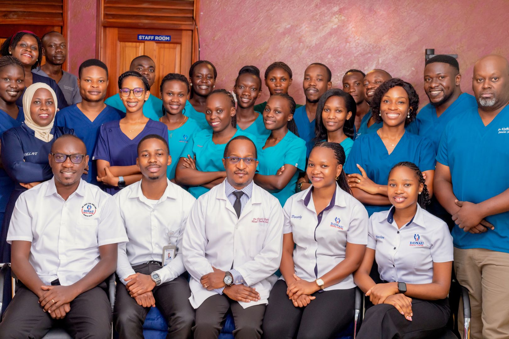 Donau Dental Center staff team at the Nakasero branch